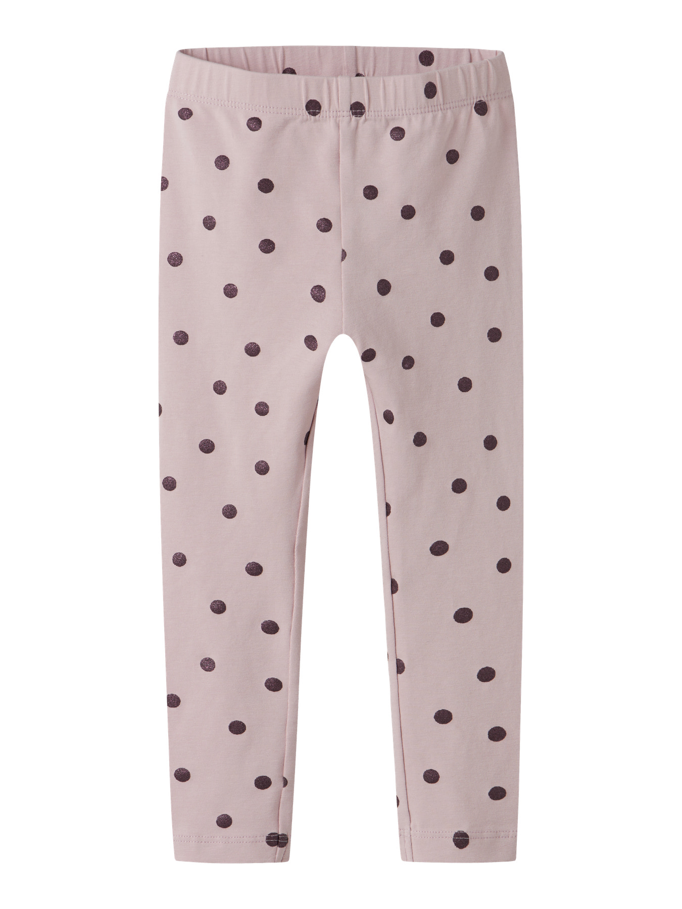 NAME IT Legging Glitter Vivian Burnished Lilac Peppercorn Dot