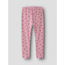 NAME IT Leggings Glitter Vivian Lilas Red Hearts