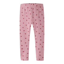 NAME IT Leggings Glitter Vivian Lilas Red Hearts