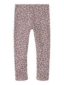 NAME IT Sweat Fleece Leggings Davina Summer Sand Leo