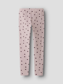 NAME IT Leggings Vivian Glitter Burnished Lilac Toadstool Dot