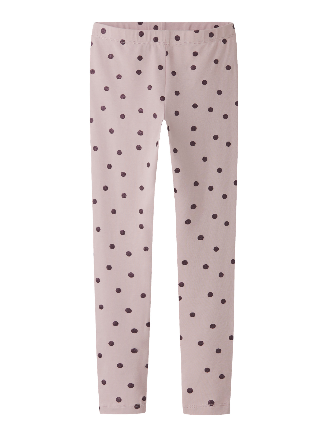 NAME IT Leggings Vivian Glitter Burnished Lilac Toadstool Dot