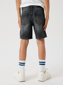 NAME IT Denim Short Silas Loose Dark Grey Denim