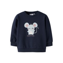 NAME IT Sweatshirt Vrillie Navy Blazer Mouse