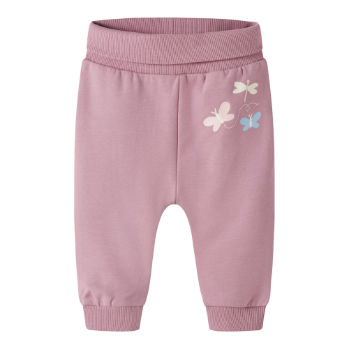 Name It Sweatpants - NbfVrille - Lilas/Butterflies