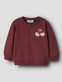 NAME IT Cardigan Vrillie Oxblood Red 