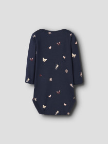 NAME IT Body Vandora Navy Blazer Flowers And Hearts