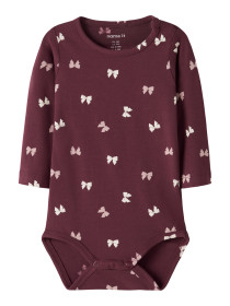 NAME IT Body Vandora Burgundy Bow