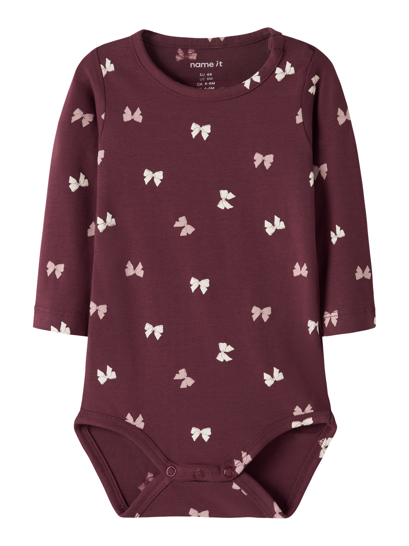 NAME IT Body Vandora Burgundy Bow