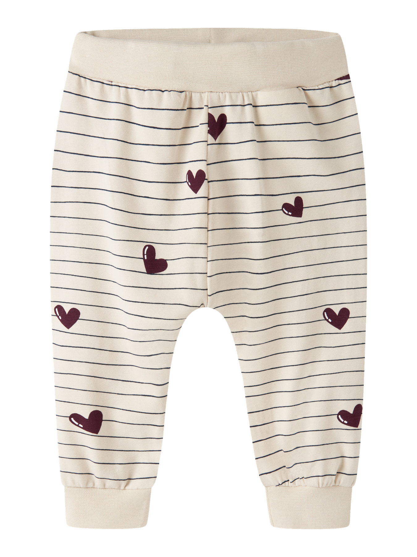 NAME IT Bukser Vandora Summer Sand Stripes And Hearts
