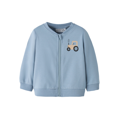 NAME IT Sweat Cardigan Vonne Ashley Blue Tractor