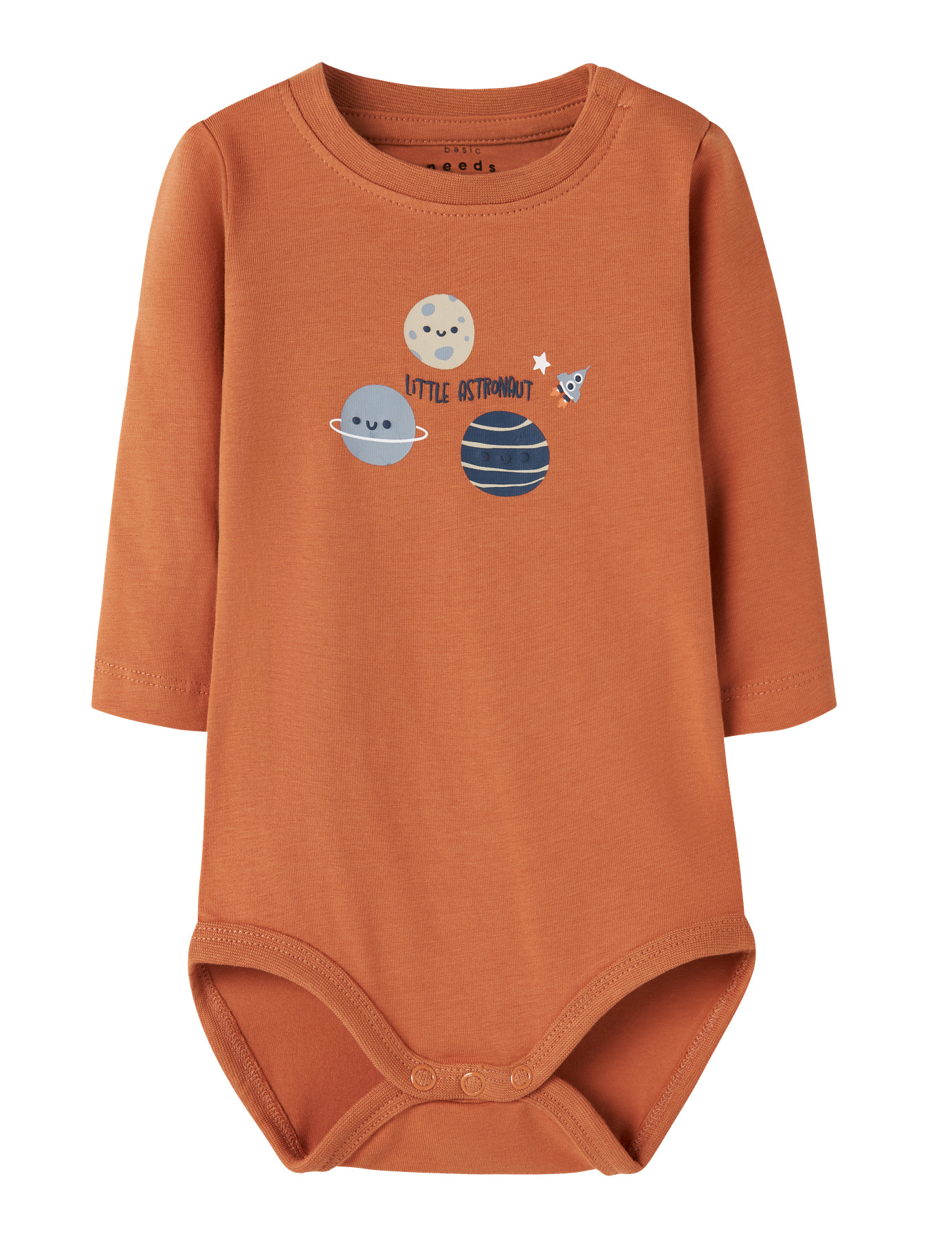 Name It Baby Body Autumn Leaf Med Planetprint - Str. 6m 68cm