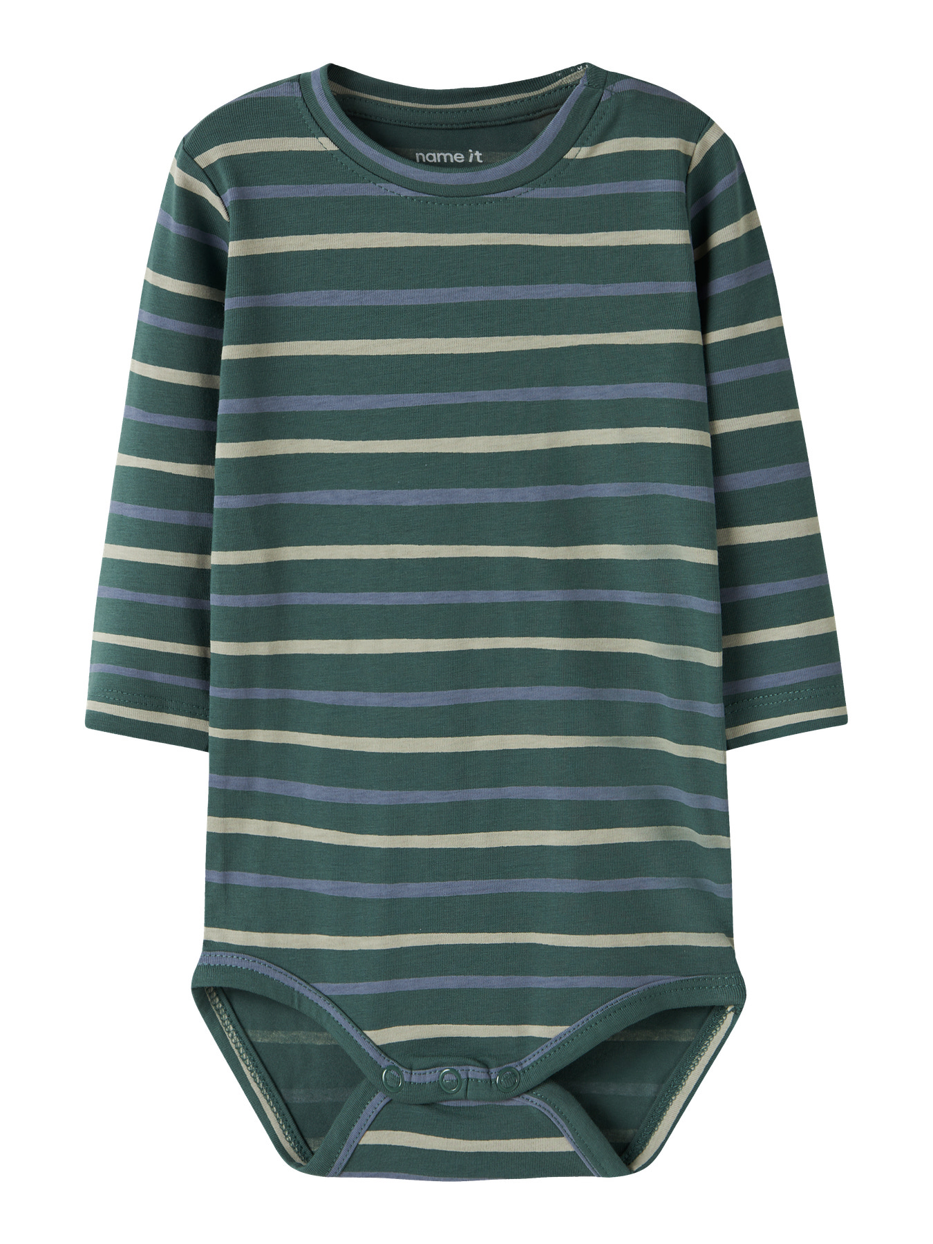 NAME IT Brody Vroels Bistro Green Stripes