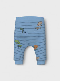 NAME IT Bukser Vroels Dusk Blue Dino Stripes