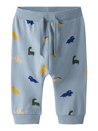 NAME IT Bukser Vroels Dusty Blue Dino