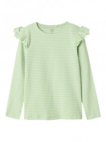 NAME IT Langærmet Bluse Tesilla Arcadian Green Jet Stream