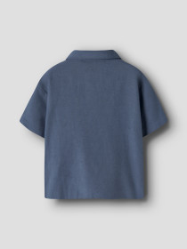 NAME IT Kortærmet Skjorte Faher Vintage Indigo