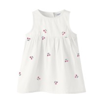 NAME IT Spencer Kjole Ferilla Cloud Dancer Cherry