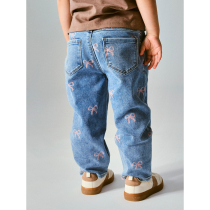 NAME IT Mom Shaped Jeans Bella Medium Blue Denim