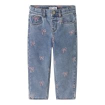 NAME IT Mom Shaped Jeans Bella Medium Blue Denim