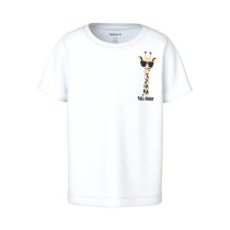 NAME IT T-shirt Vux Bright White Giraffe