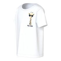 NAME IT T-shirt Vux Bright White Giraffe