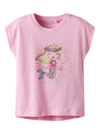 Name It Violet Top Mermaid - Pink Frosting