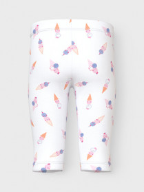 NAME IT Capri Leggings Vivian Bright White Icecream