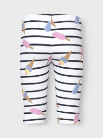 NAME IT Capri Leggings Vivian Bright White Ice