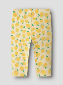 NAME IT Leggings Vivian Capri Double Cream Lemons