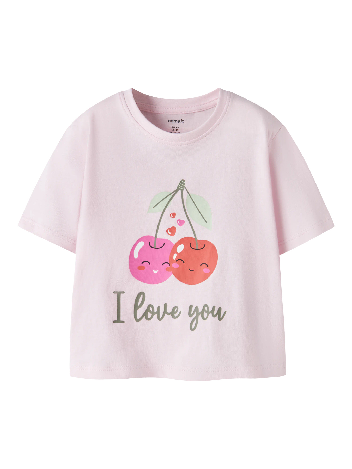 Name It T-shirt - NmfVilinse - Cradle Pink/Cherry Love