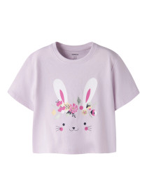 NAME IT T-shirt Vilinse Lavender Fog