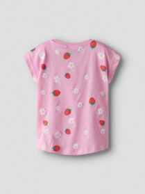 NAME IT T-shirt Vigga Pink Frosting Strawberry