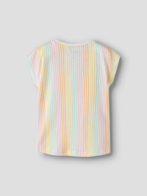 NAME IT T-shirt Vigga Bright White Stripe