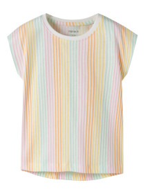 NAME IT T-shirt Vigga Bright White Stripe