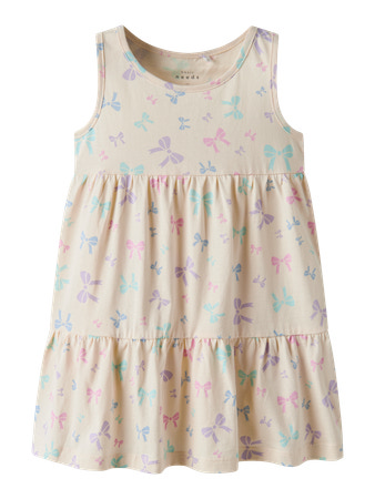 NAME IT Spencer Kjole Vigga Buttercream Bows