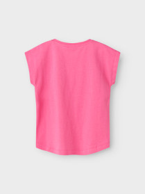 NAME IT T-shirt Vigea Carmine Rose Heart