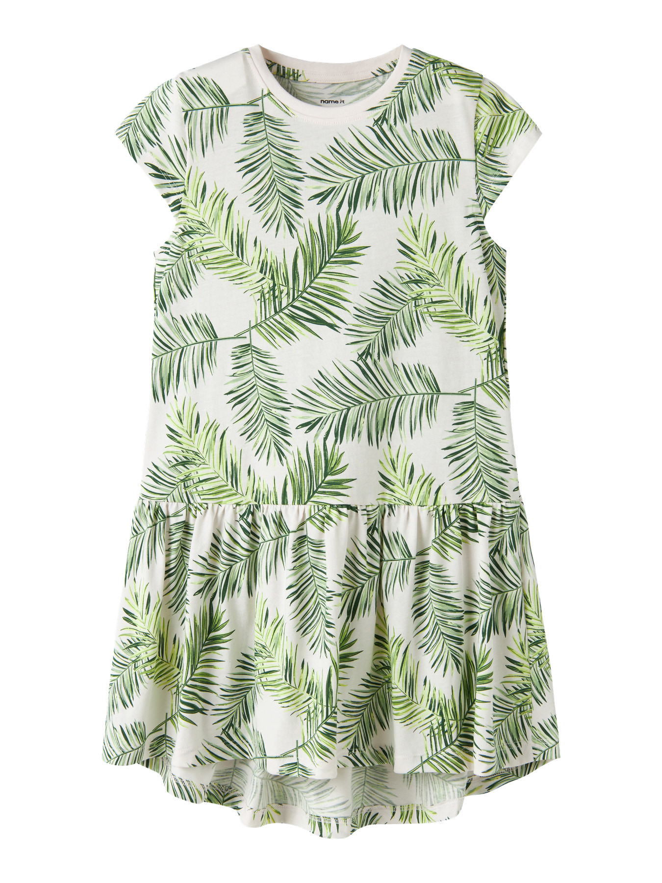 Name It Kjole - NkfVigga - Carinaria/Palm Leaf