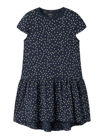 NAME IT Kjole Vigga Navy Blazer Dots