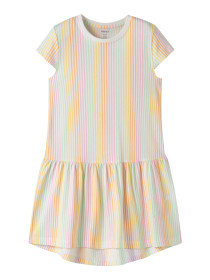 NAME IT Kjole Vigga Bright White