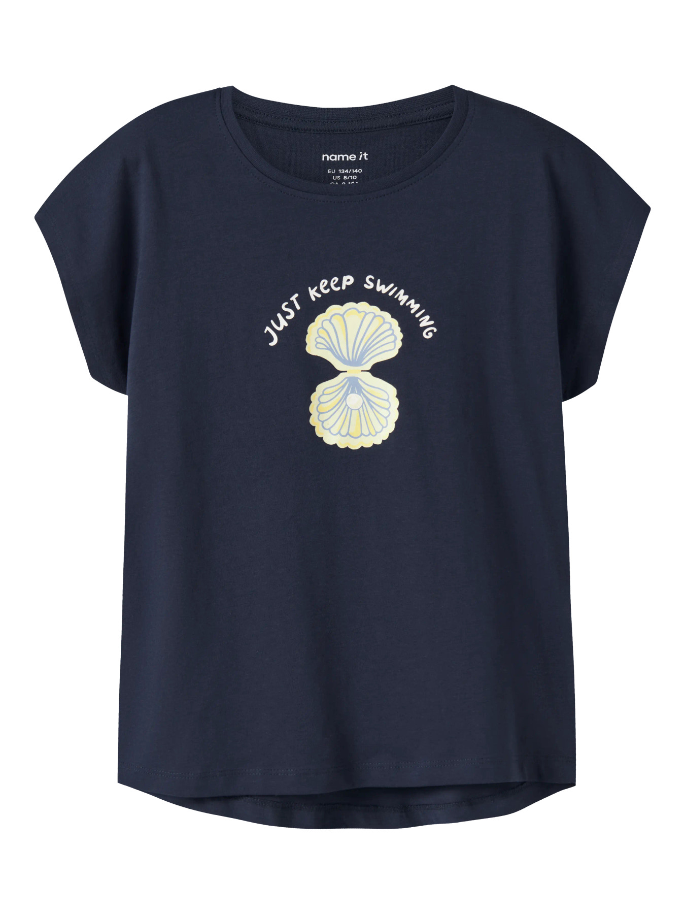 NAME IT T-shirt Vigea Navy Blazer Shell billede