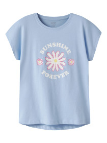 NAME IT T-shirt Vigea Chambray Blue Sunshine