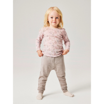 NAME IT Uld Bluse Wang Violet Ice Flowers