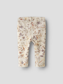 NAME IT Leggings Niara Oatmeal Woodrose