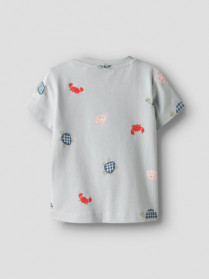 NAME IT T-shirt Vroels Pearl Blue Sea Animals