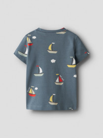 NAME IT T-shirt Vroels Blue Mirage Boats