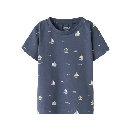 NAME IT T-shirt Vroels Vintage Indigo Boat billede