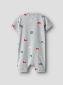 NAME IT Sunsuit Vroels Pearl Blue Sea Animals