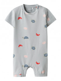 NAME IT Sunsuit Vroels Pearl Blue Sea Animals