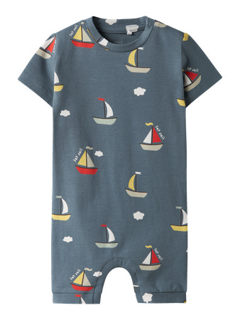 NAME IT Sunsuit Vroels Blue Mirage Boats